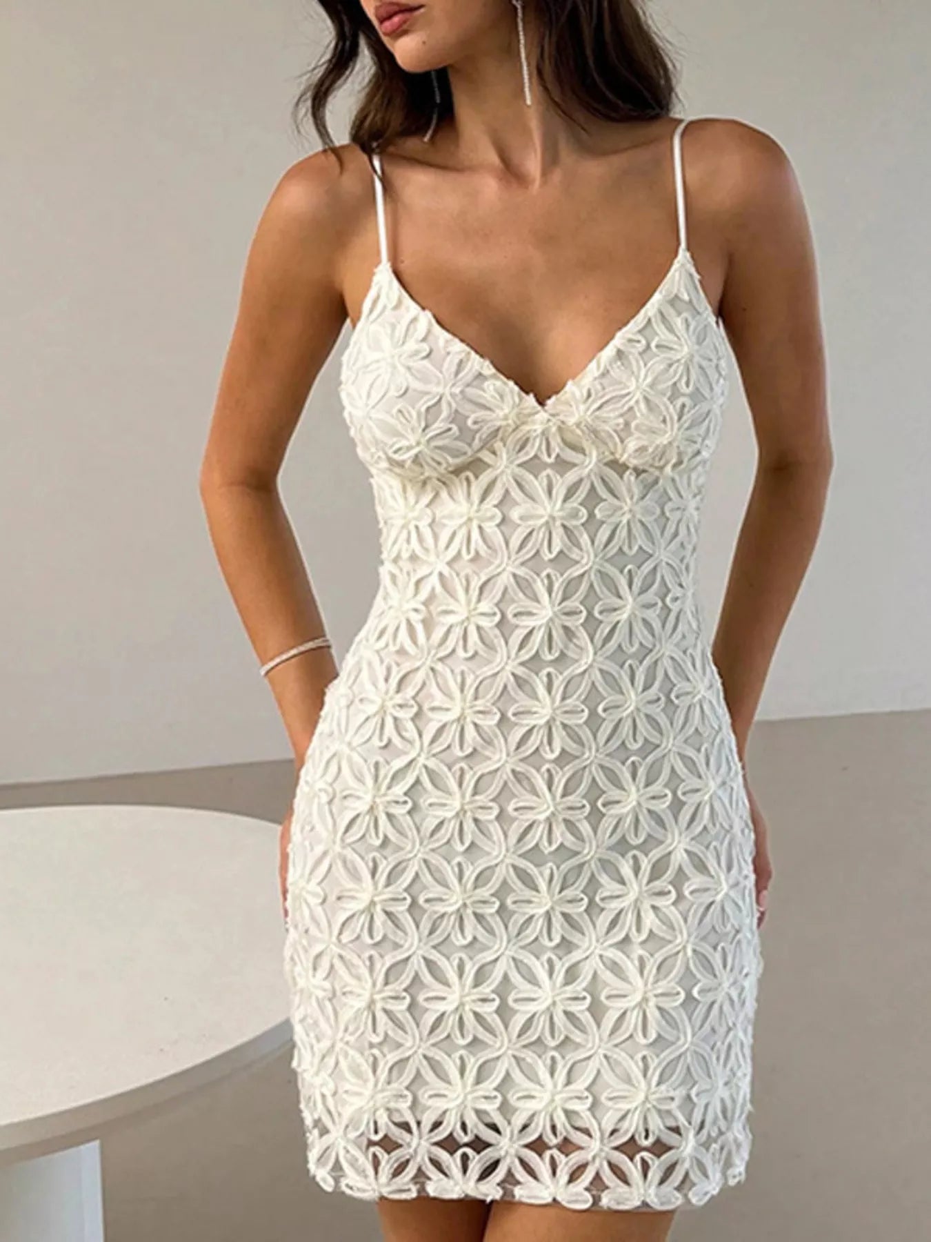 lace bodycon mini dress Olivia Pink Bodycon Short Lace Dress
