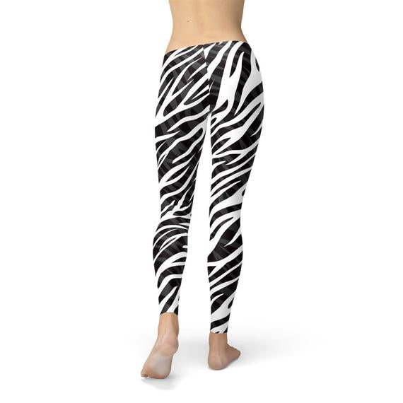 Zebra Stripe Leggings