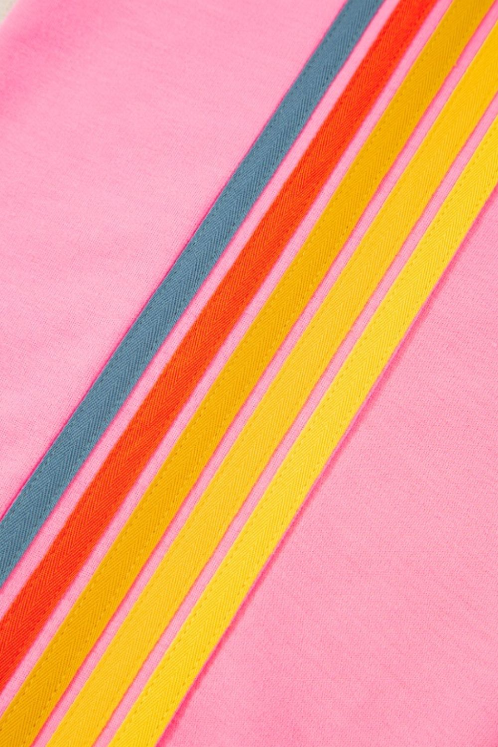 Contrast Striped Pants