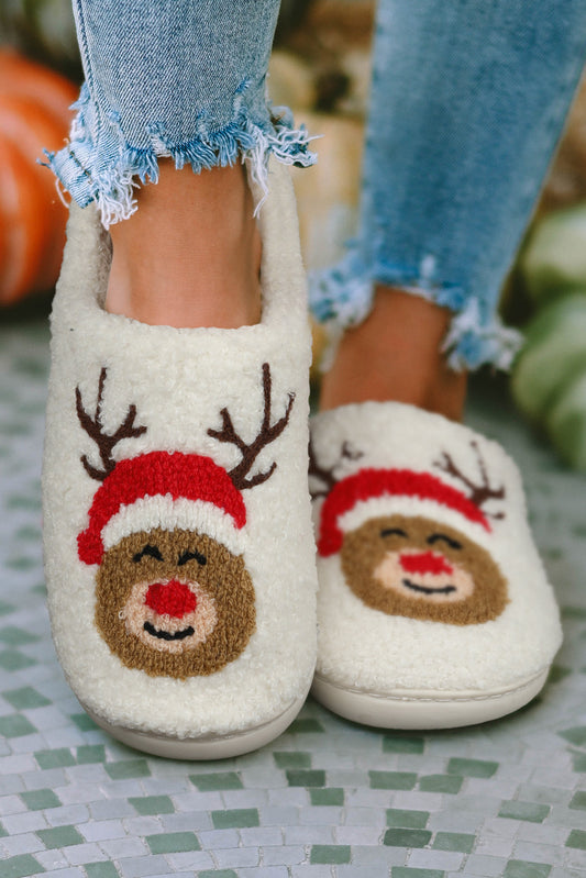 Deer Plush Slippers