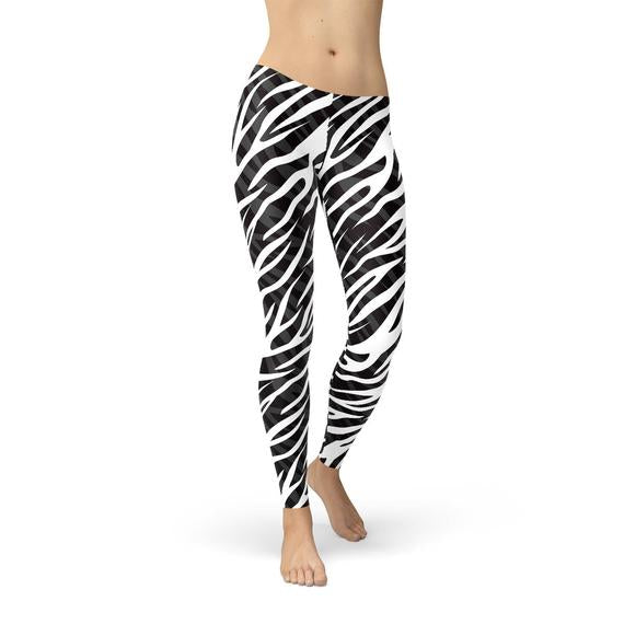 Zebra Stripe Leggings