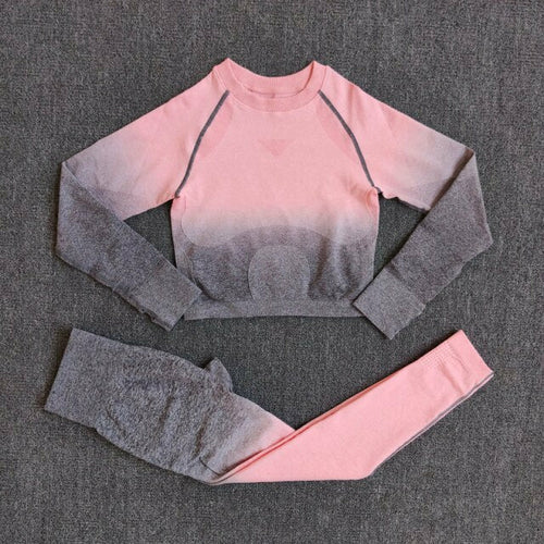 2 Piece Ombre Activewear Set