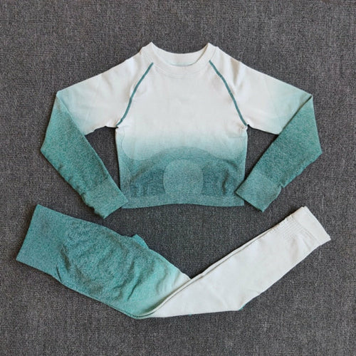 2 Piece Ombre Activewear Set