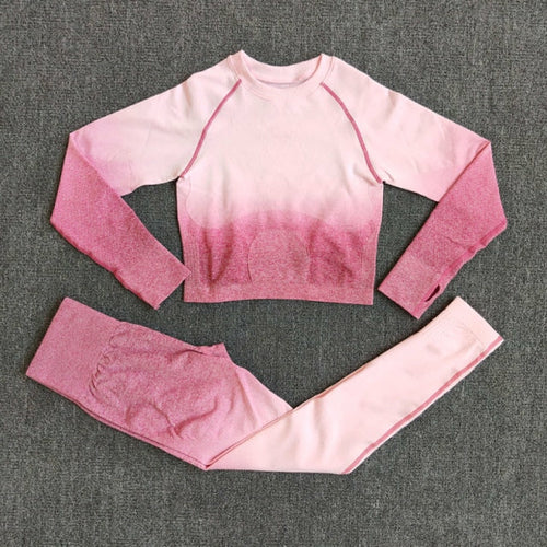 2 Piece Ombre Activewear Set