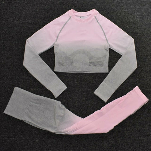 2 Piece Ombre Activewear Set